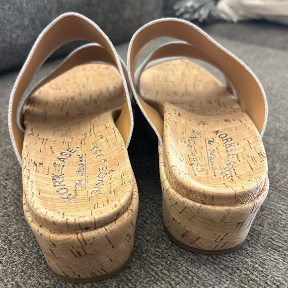 Kork Ease Menzie gold metallic platform sandals cork slides - Picture 6 of 14